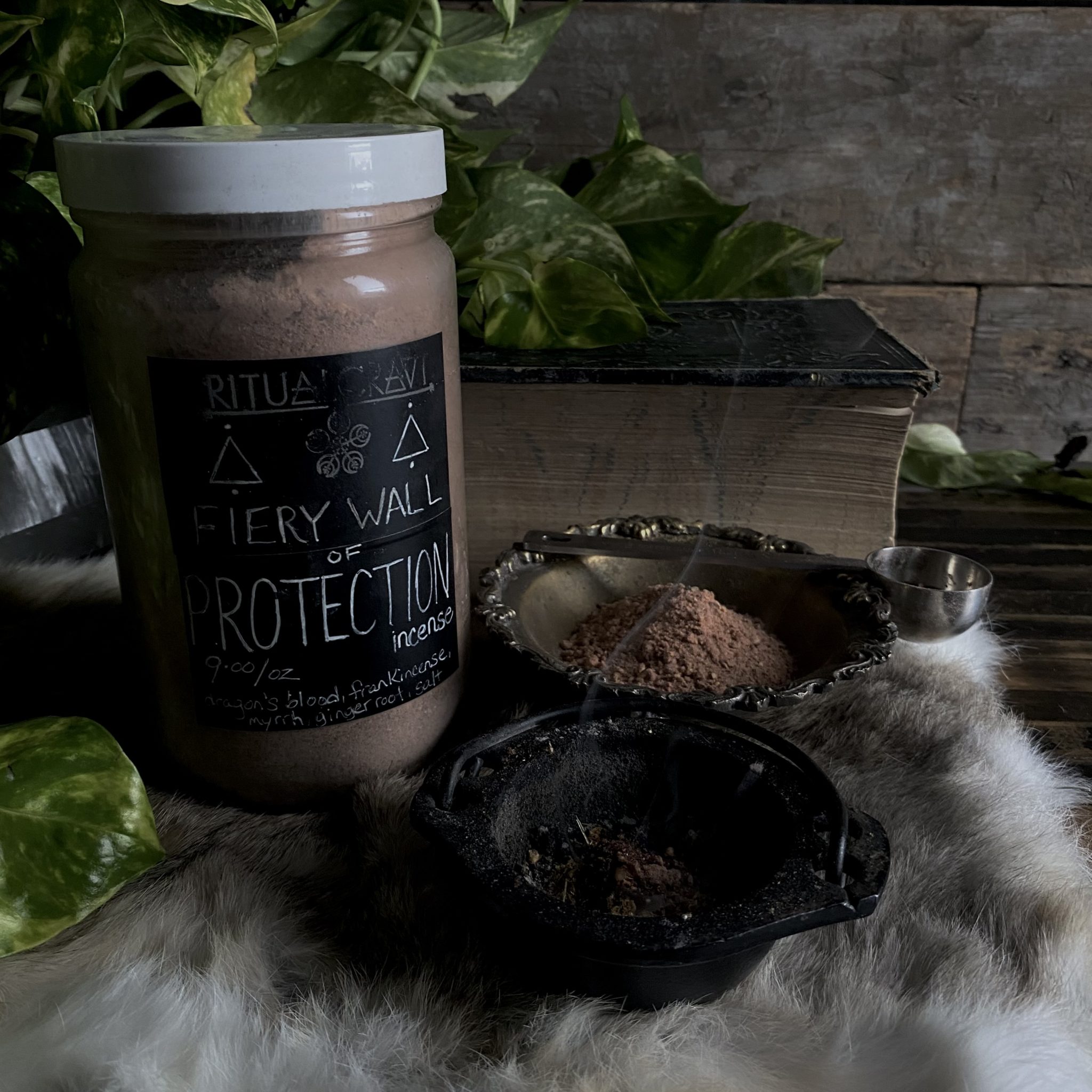Ritualcravt Fiery Wall of Protection Incense. Metaphysical & Witchy Wares
