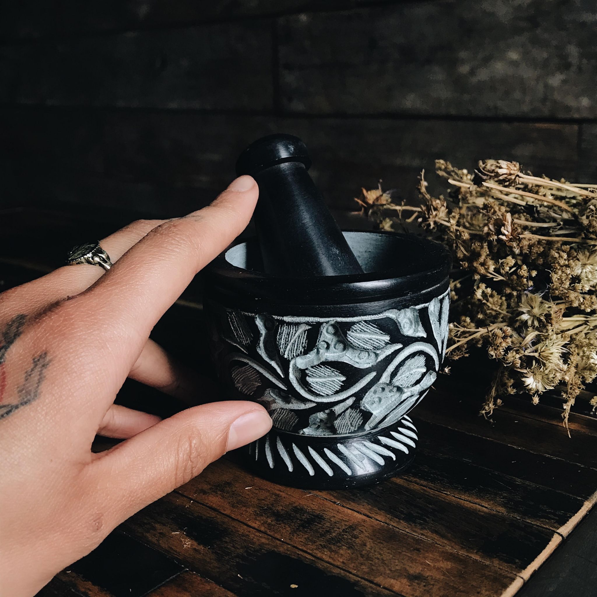Beautiful Soapstone Mortar and Pestle. RitualCravt Wheat Ridge, CO