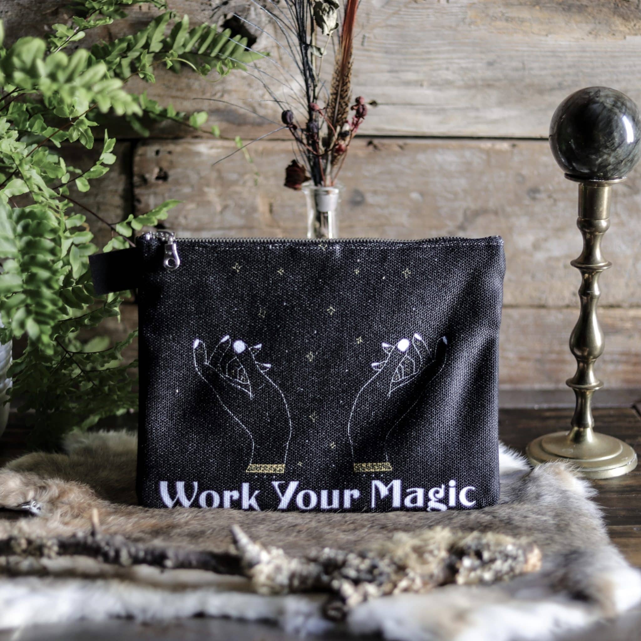 "Work Your Magic" Zipper CarryAll. By Bébé Vaudou. RitualCravt